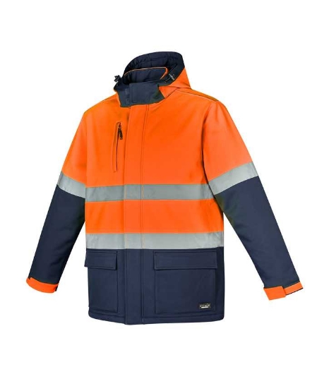 Picture of Syzmik, Unisex Hi Vis Antarctic Softshell Taped Jacket